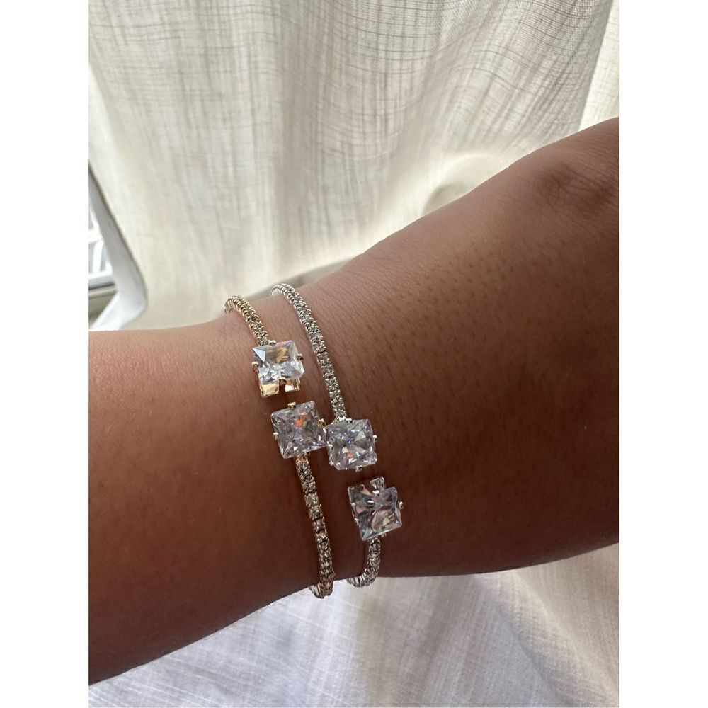 Rhinestone Bangle - Picture 3 of 6